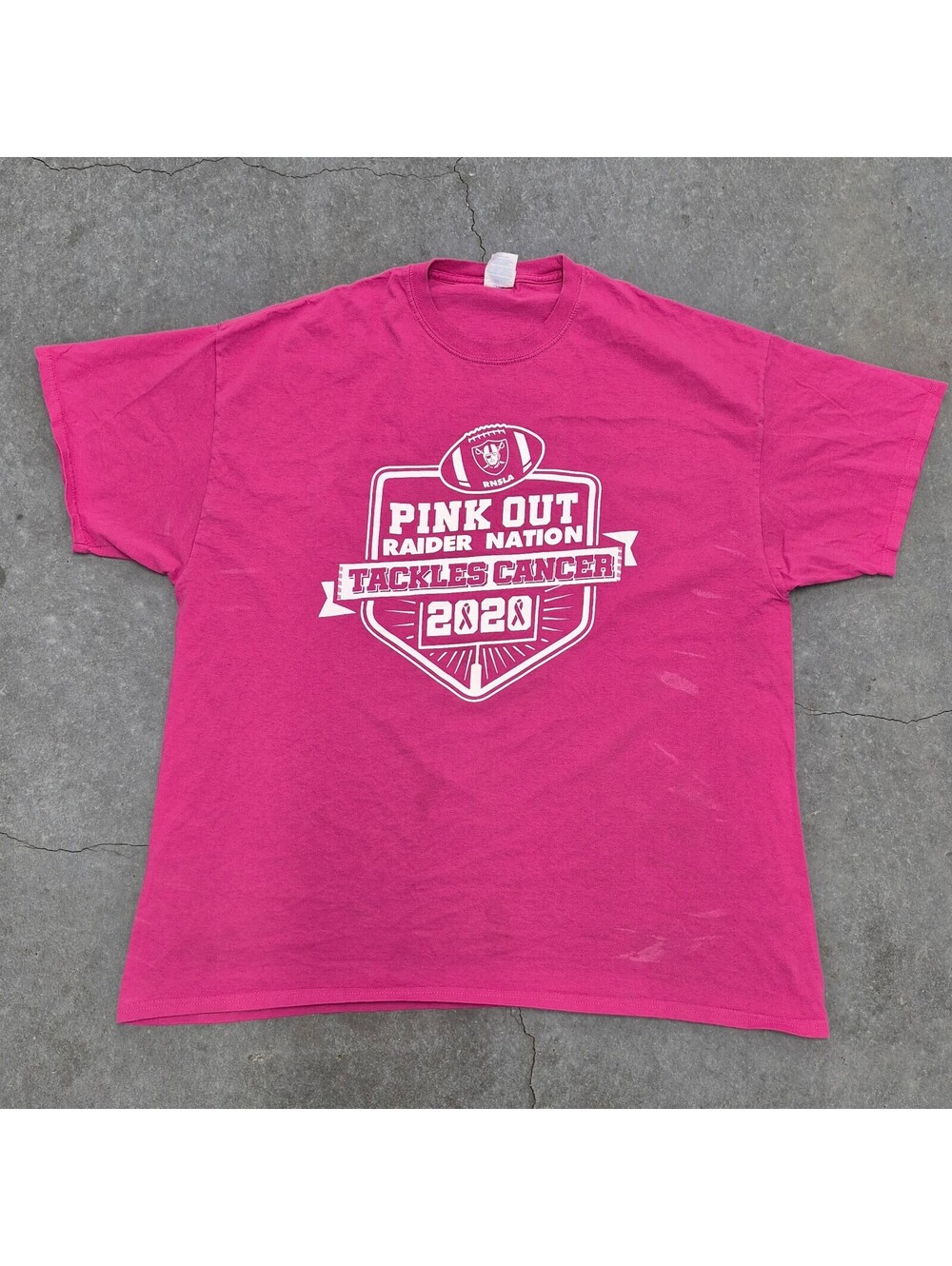 Pink Out Raider Nation Tackles Cancer 2020 T Shirt